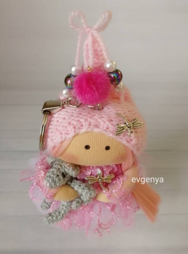 Doll keychains Dolls Keychains Interior dolls Textile dolls Tilda Puppet Accessories