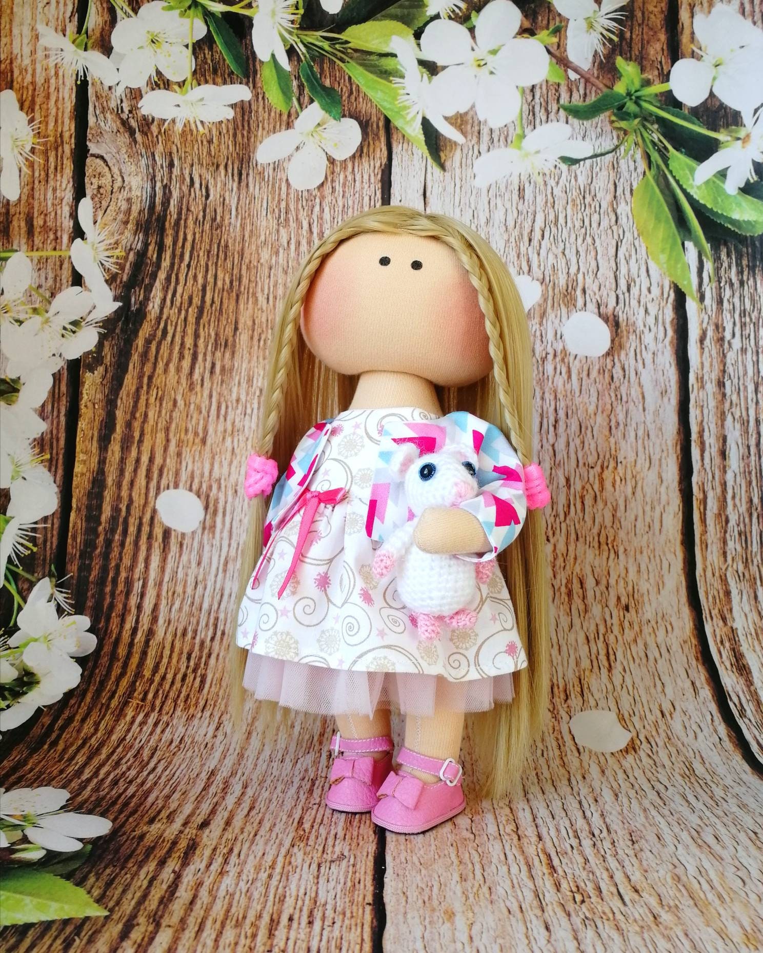Cloth doll set Doll with removable clothes Doll for play Game Etsy