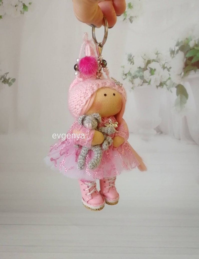 Doll keychains Dolls Keychains Interior dolls Textile dolls Tilda Puppet Accessories
