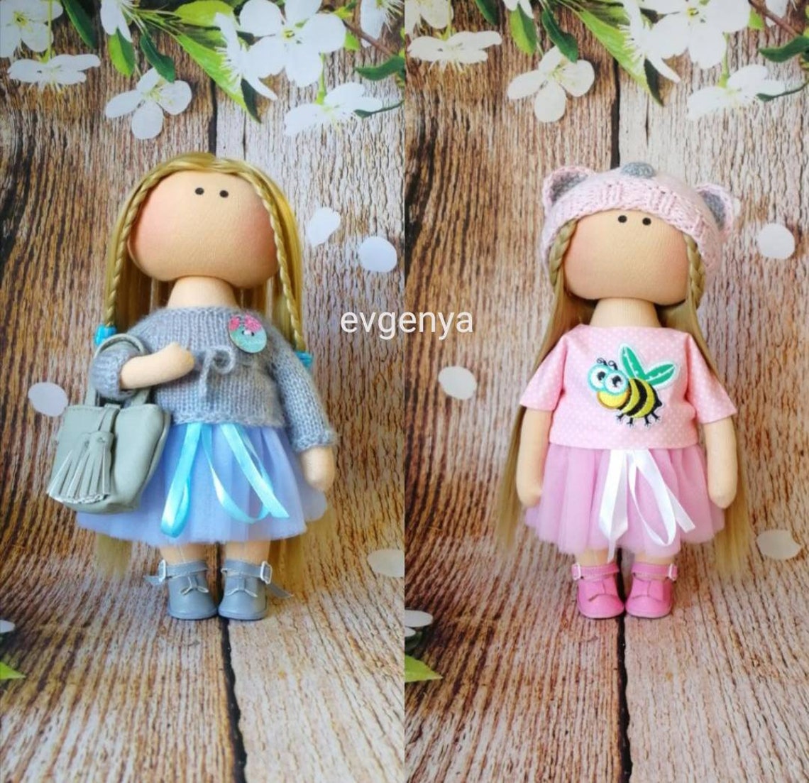 Cloth doll set Doll with removable clothes Doll for play Game Etsy