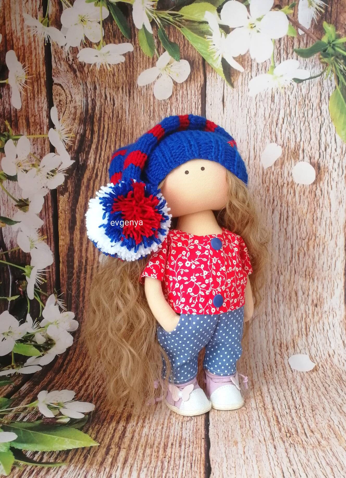 Cloth doll set Doll with removable clothes Outfit Game doll Etsy