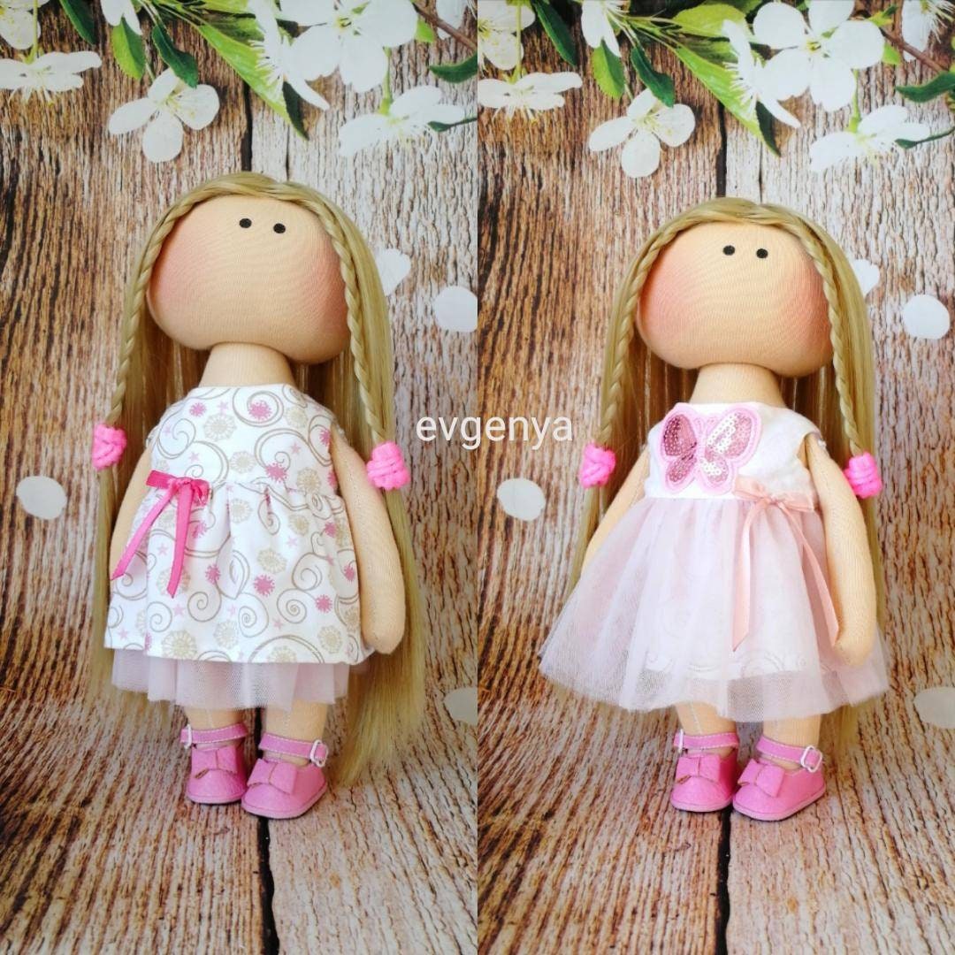 Cloth doll set Doll with removable clothes Doll for play Game Etsy
