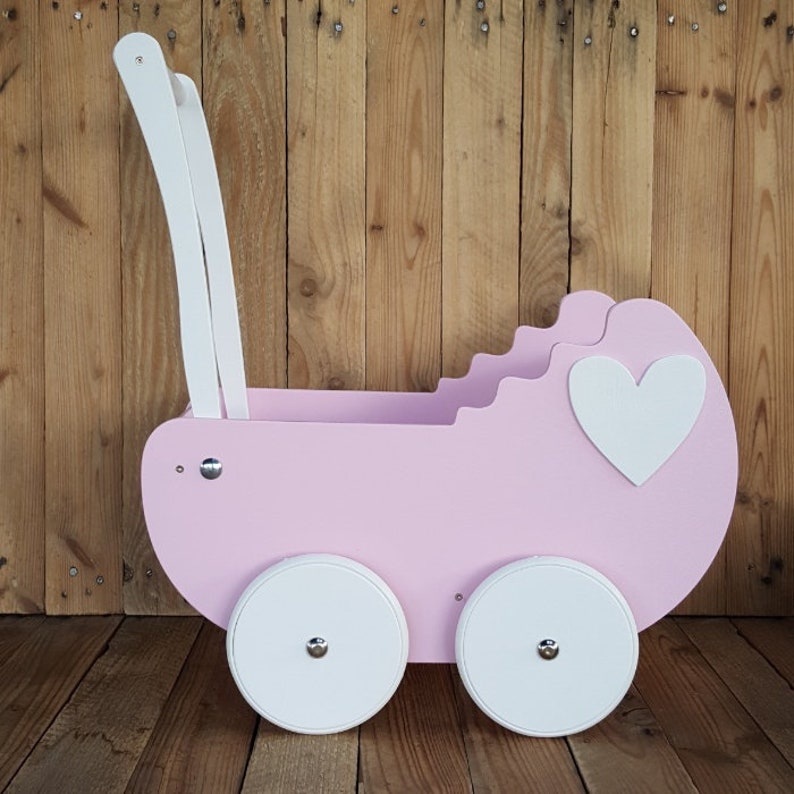 wooden pram toy