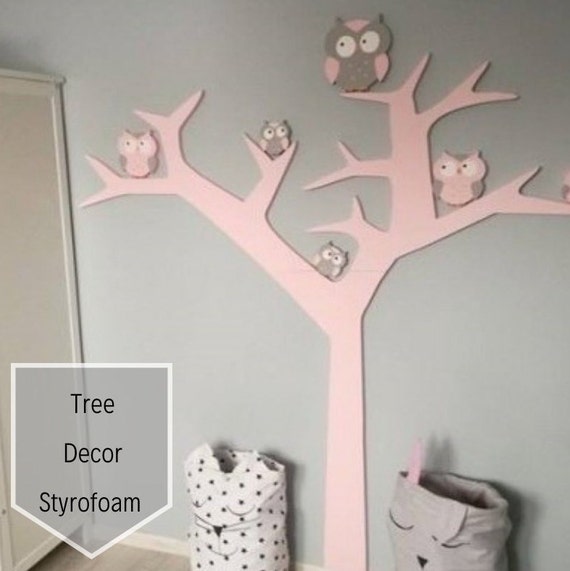 Tree Decors Tree Decor Styrofoam Decor Wall Decor Etsy