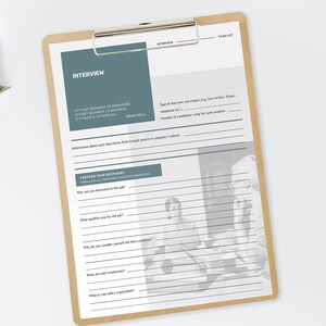 May include: A printable checklist for preparing for a job interview. The checklist includes sections for information about the interviewer, preparing responses to common interview questions, and a to-do list. The quote "It's not business to consumer, it's not business to business, it's people to people." by Brian Solis is included.