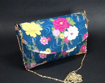 Japanese pattern crossbody (clutch) bag