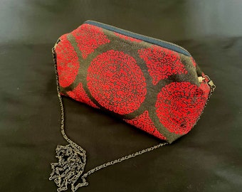 Japanese Obi crossbody bag pouch