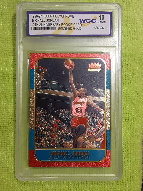 1996 fleer michael jordan rookie card