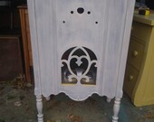 1930s Radio Cabinet repurposed as a Dry Bar