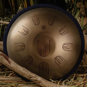 Steel Tongue Drum 19 inch Stainless Premium Handpan Quality + free mallets