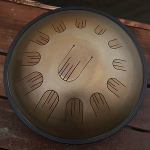 Kit de tambour de langue en acier fait à la main Langue de tambour en acier  Couleur Percussion de tambour creux