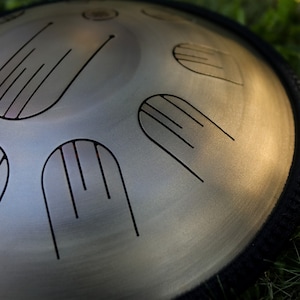 15 inch Stahl Zungentrommel | Edelstahl Handpan Qualität | 10 Noten