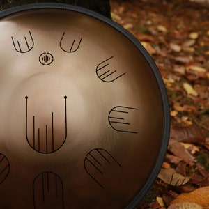 19 inch Steel Tongue Drum, Stainless Premium Handpan Quality + free mallets