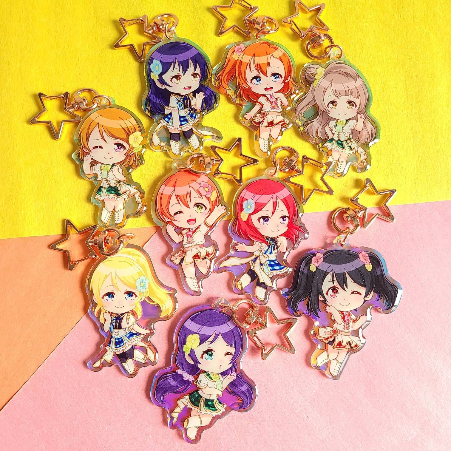 Love Live! School Idol Festival Muse Charms | LLSIF Anime Keychains