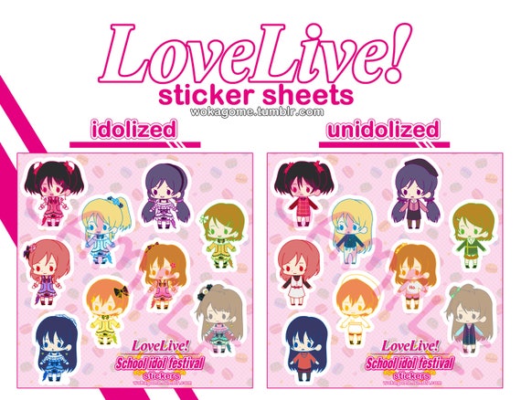 love live school idol festival font