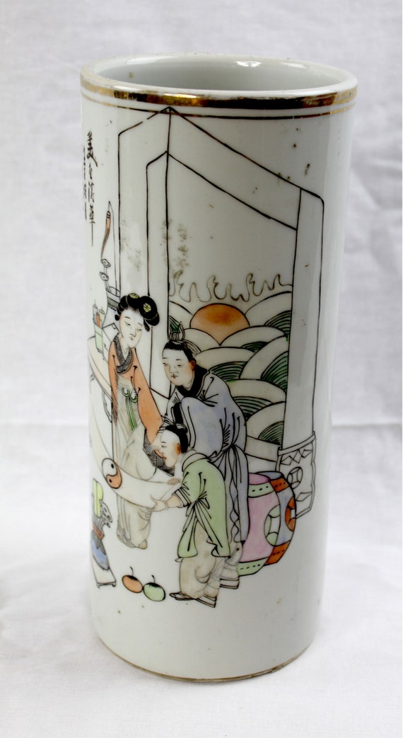 Antique 1912 Chinese hat stand Etsy