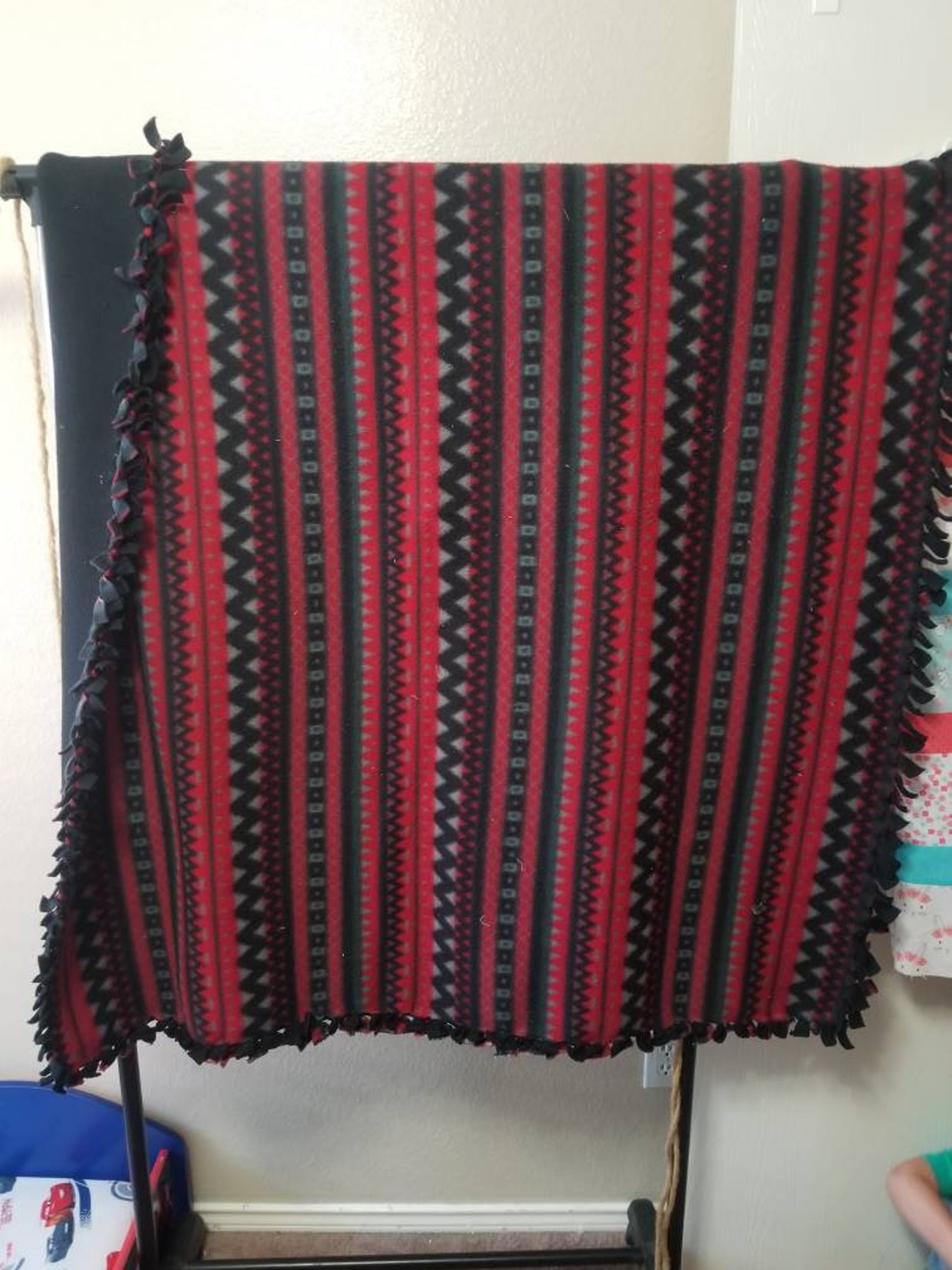 Fleece Tie Blankets//fleece Blanket//adult Blanket//kids Etsy