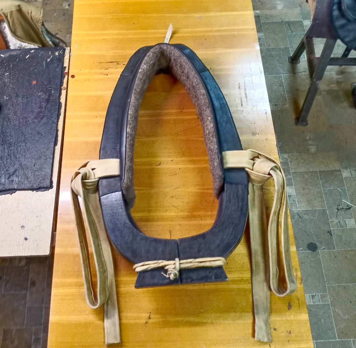 Set Horse Harness Horse Yoke Horse Collar Horse Collar Etsy