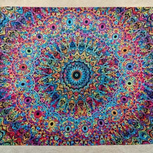 Psychedelic Tapestry Wall Hanging - Mindfulness Gift