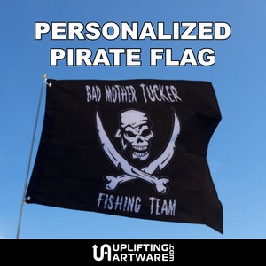 personalized pirate flag