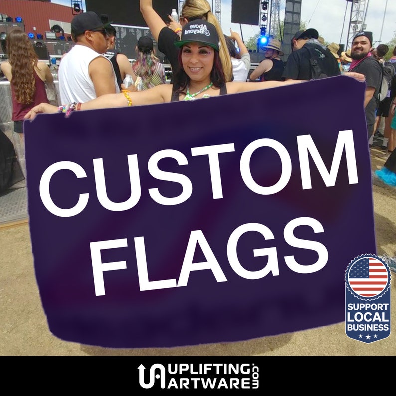 Custom Flag With Logo or Picture Personalized Flag Etsy
