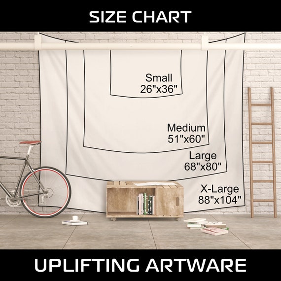 Tapestry Size Chart