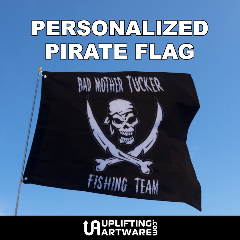 personalized pirate flag