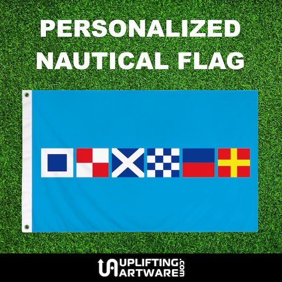 Nautical Products Anchor Winch Decorative Flag Nautical Boat Flag Personalized Flag Nautical Flag