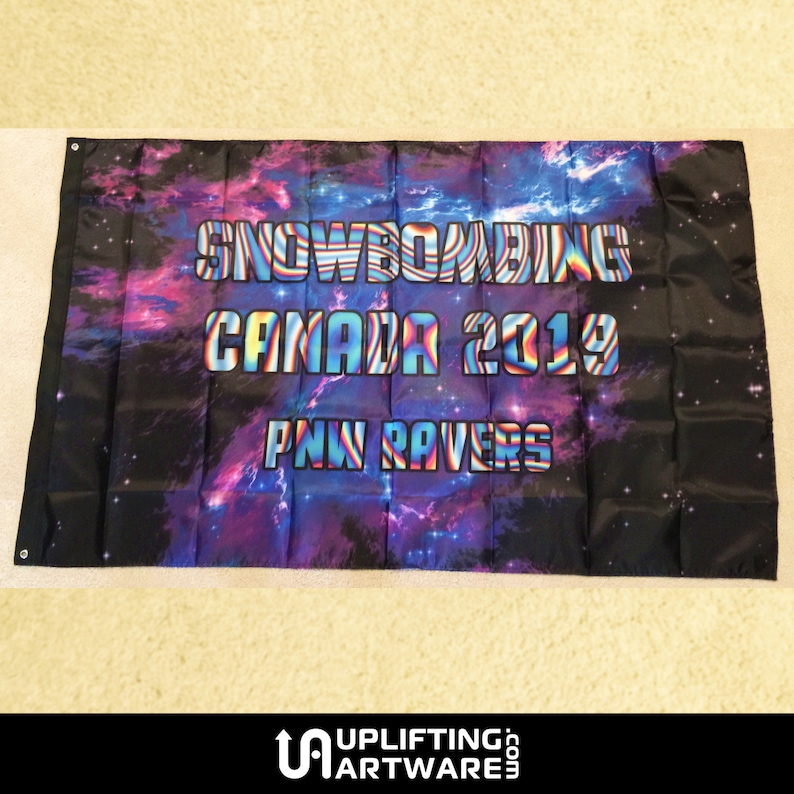 Custom Flag 3x5 Festival Flag Rave Flags EDC EDM Flag Etsy