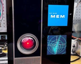 Réplica de la figura a tamaño real de HAL 9000 de la película 2001: Una odisea del espacio