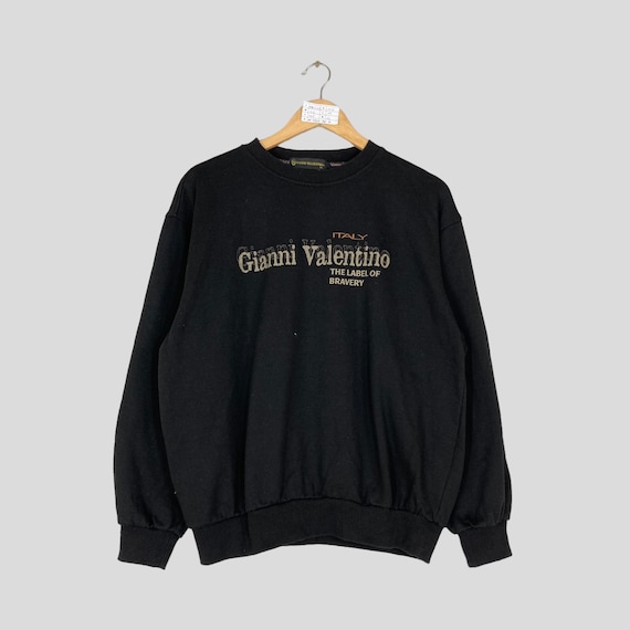 Vintage GIANNI VALENTINO Crewneck Sweatshirt Big … - image 1