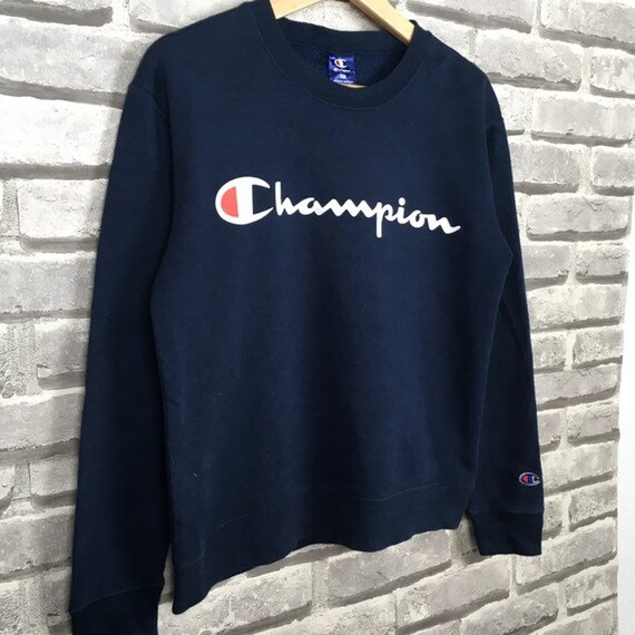 Vintage CHAMPION Women’s Cropped Sweatshirt Big L… - image 2