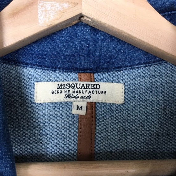 Vintage M2SQUARED Stretchable Denim Jacket Blue Jean Workwear