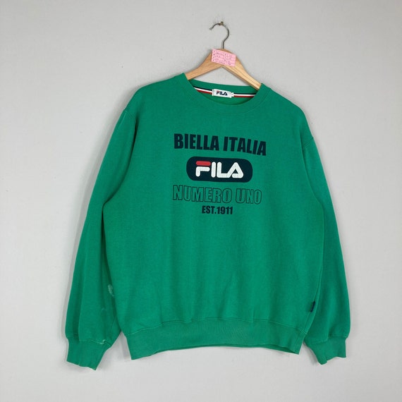 Vintage FILA BIELLA ITALIA Crewneck Sweatshirt Bi… - image 2