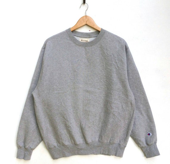 Vintage CHAMPION AUTHENTIC USA Sweatshirt With Logo at Sleeve Size Large Etsy Australia