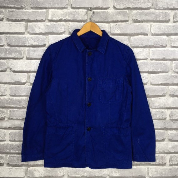 Rare BEAMS JAPAN By Japanese Brand Blue Cotton Jac