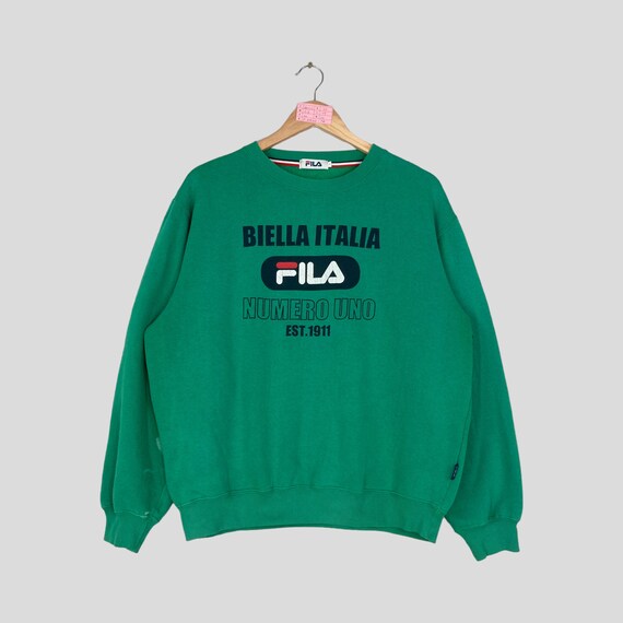 Vintage FILA BIELLA ITALIA Crewneck Sweatshirt Bi… - image 1