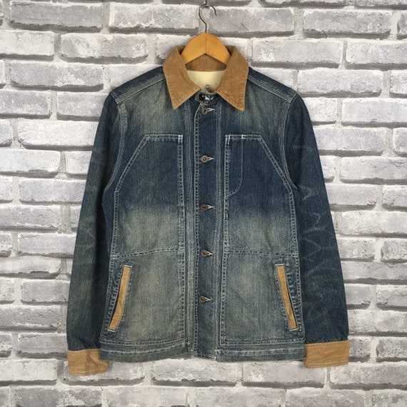 Rare Japanese Brand TAKEO KIKUCHI Denim Jeans Jack