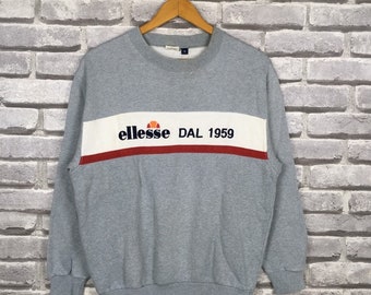 Vintage Ellesse Sweatshirt Small Size Retro Rap Tees Hip Hop Fashion Rare Desing Nice Design Streetwear