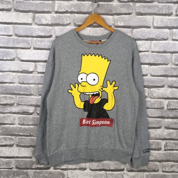 Simpsons Rarest Carachter Rare BART SIMPSON Legendary Cartoon Character Crewnec… - Gem