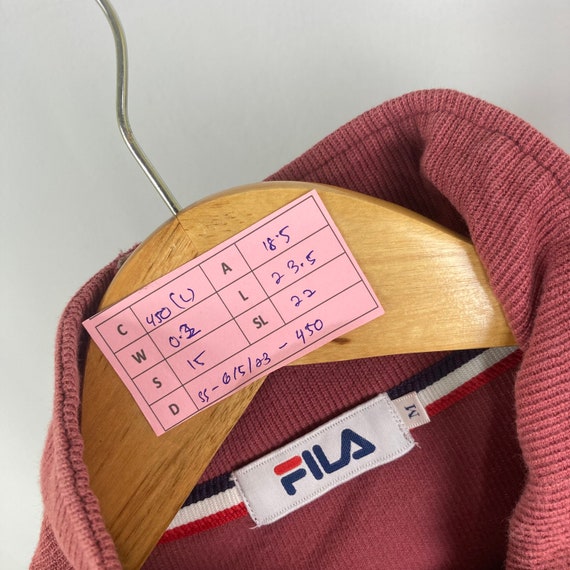 Vintage FILA Quarter Zipper Sweatshirt Small Logo… - image 6