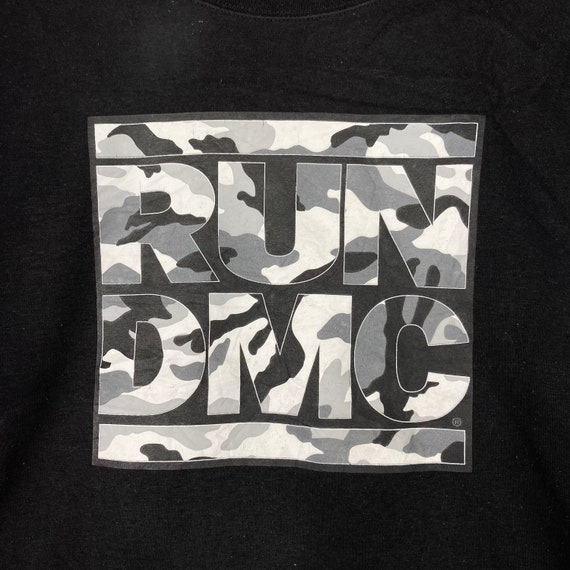 VINTAGE RUN DMC Sweatshirt Big Run Dmc Printed Ju… - image 4
