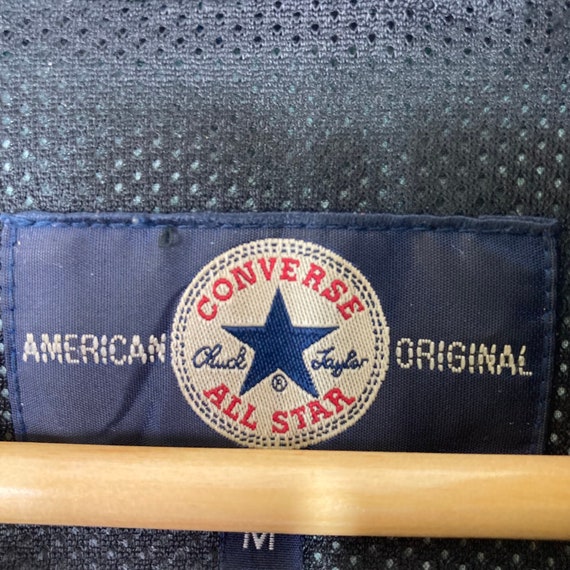 Vintage CONVERSE Hoodies Jacket Big Logo Converse… - image 5