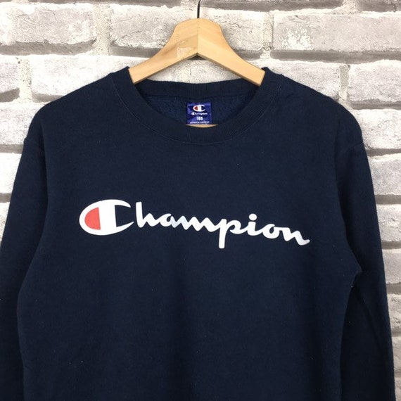 Vintage CHAMPION Women’s Cropped Sweatshirt Big L… - image 3