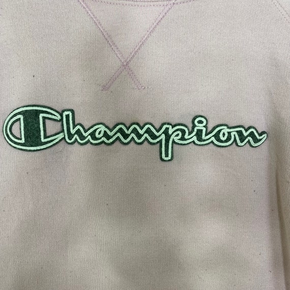 Vintage 00s CHAMPION Crewneck Sweatshirt Big Logo… - image 4