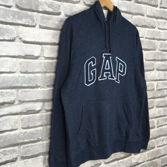 Vintage Authentic GAP Hoodies Sweatshirt Big Logo… - image 3