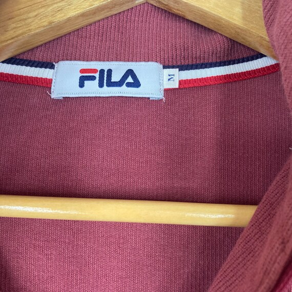 Vintage FILA Quarter Zipper Sweatshirt Small Logo… - image 5