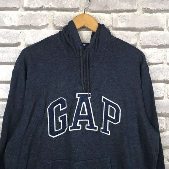 Vintage Authentic GAP Hoodies Sweatshirt Big Logo… - image 2