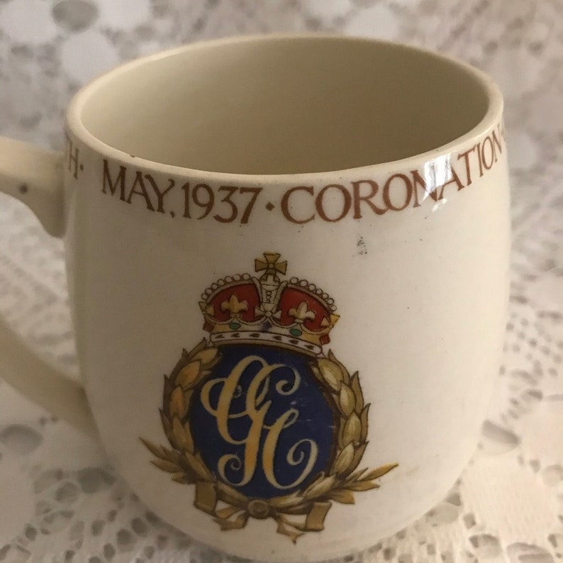 King George VI Coronation Souvenir Mug / King George VI & - Etsy UK