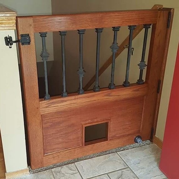 Cat Stairway Gate Pet Gate Dog Gate Baby Gate Etsy